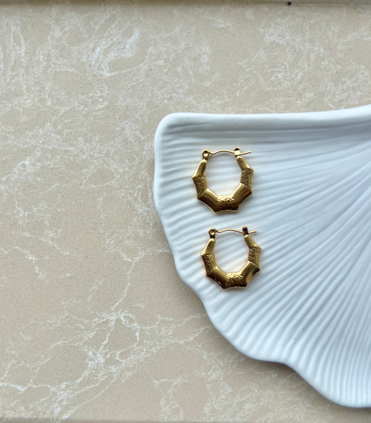 Geometric Small Gold Hoops