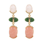 Oval Resin Drop Earring