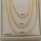 Layered Gold Chain- Pattern 2