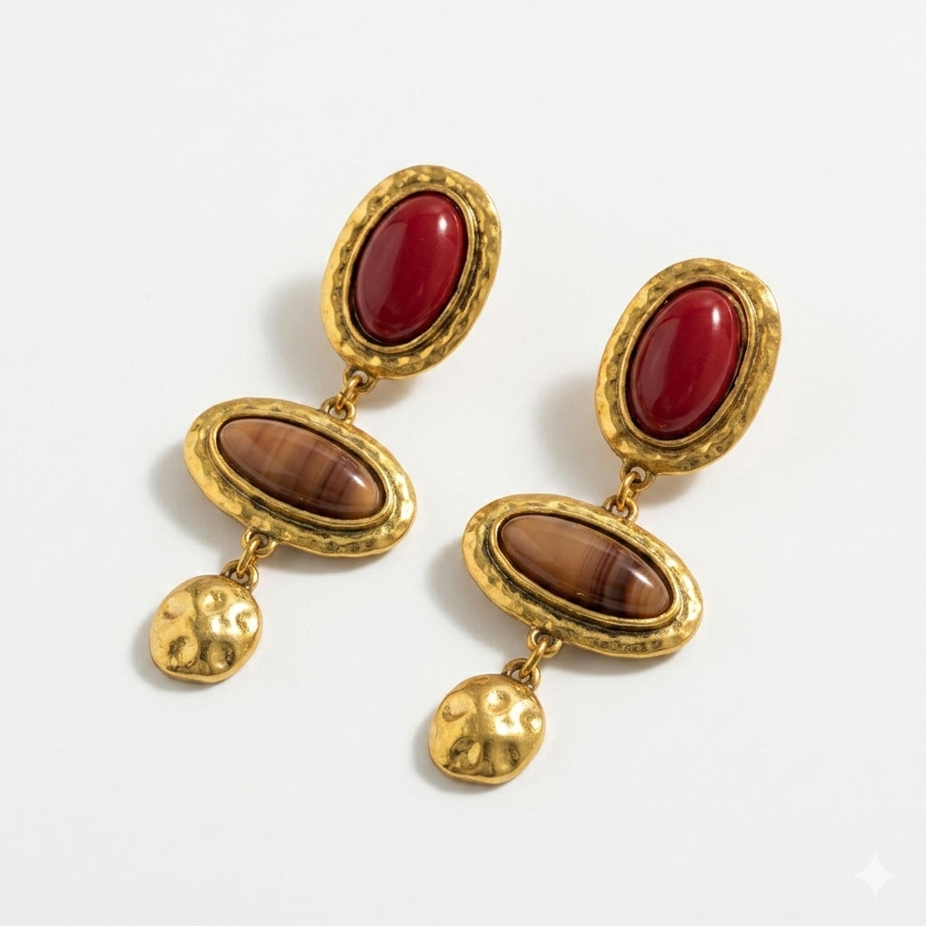 Vintage Oval Danglers