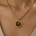 Vintage Classic Style Pendant Chain- Round