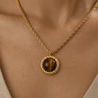 Vintage Classic Style Pendant Chain- Round