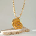 Shell-Shaped Rope Necklace