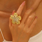 Statement Finger Ring- Petals