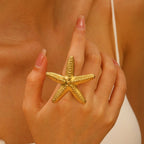 Statement Finger Ring- Starfish