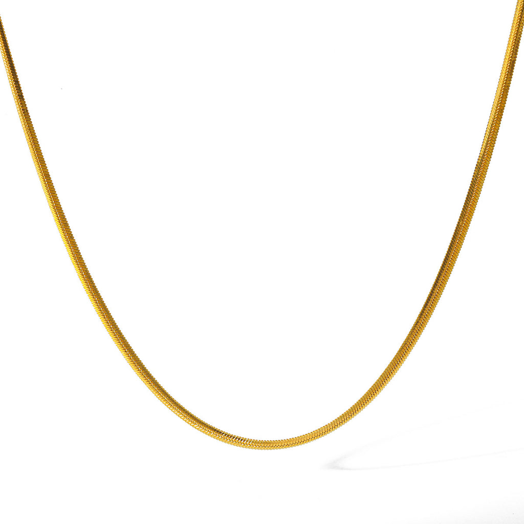 Gold Plated Minimalist Style Necklace