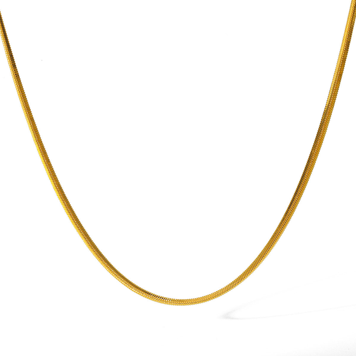 Gold Plated Minimalist Style Necklace