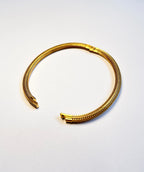 Titanium Steel Flap-Open Gold Bracelet- Pattern 5