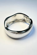Alloy Bangle- Textured (Silver)