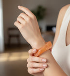 Resin Bangle- Rust Orange