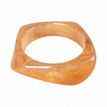 Resin Bangle- Rust Orange