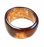 Resin Chunky Bangle- Brown