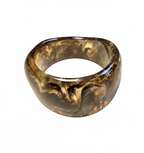 Resin Chunky Bangle- Green