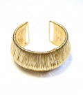 Geometric Cuff Bangle- Gold