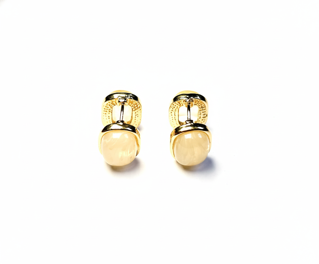 Dual Sided Stud Earring- Small