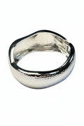 Alloy Bangle- Textured (Silver)