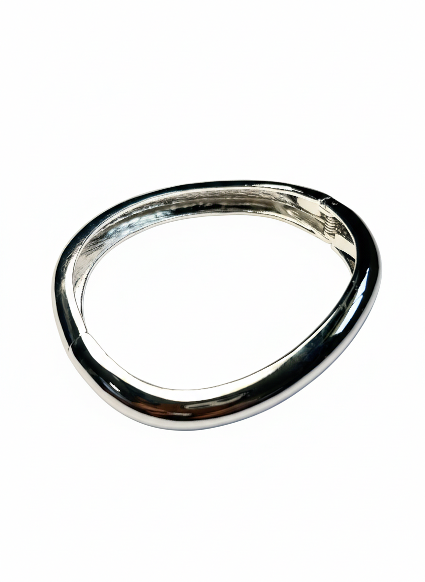 Alloy Bangle- Solid (Silver)
