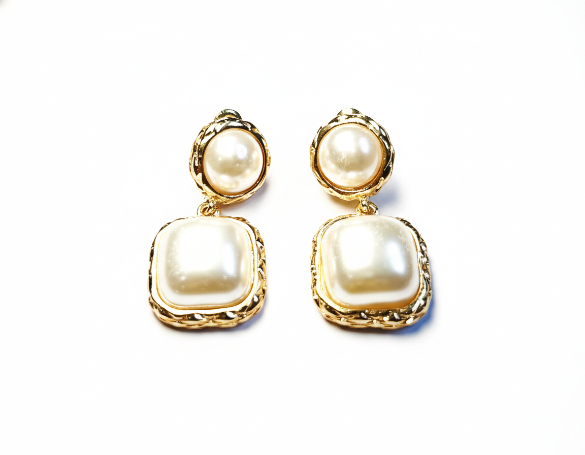 Pearl Dangler Earring- Small