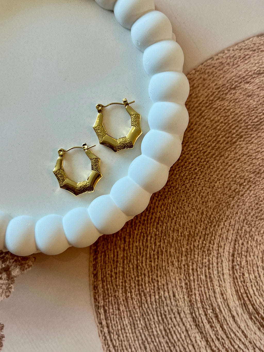 Geometric Small Gold Hoops